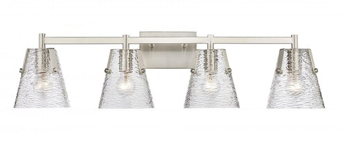 Z-Lite Analia 4 Light Vanity in Brushed Nickel Finish Model: 1101-4V-BN
