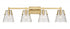 Z-Lite Analia 4 Light Vanity in Brushed Nickel Finish Model: 1101-4V-BN