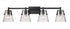 Z-Lite Analia 4 Light Vanity in Brushed Nickel Finish Model: 1101-4V-BN
