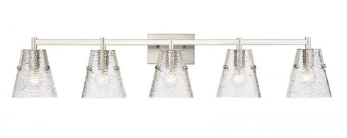 Z-Lite Analia 5 Light Vanity in Brushed Nickel Finish Model: 1101-5V-BN