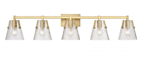 Z-Lite Analia 5 Light Vanity in Brushed Nickel Finish Model: 1101-5V-BN
