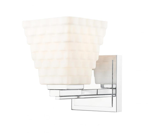 Z-Lite Annalise 1 Light Wall Sconce in Brushed Nickel Finish Model: 7514-1S-BN