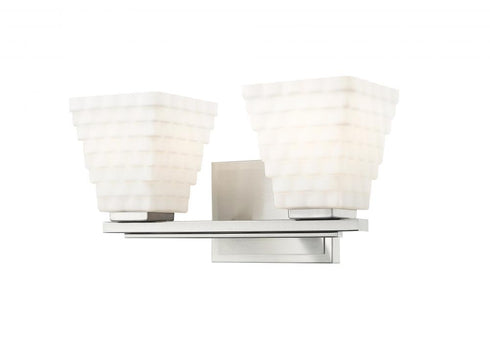 Z-Lite Annalise 2 Light Vanity in Brushed Nickel Finish Model: 7514-2V-BN