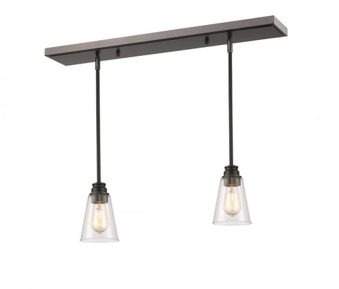 Z-Lite Annora 1 Light Linear Chandelier in Olde Bronze Finish Model: 428MP-2OB