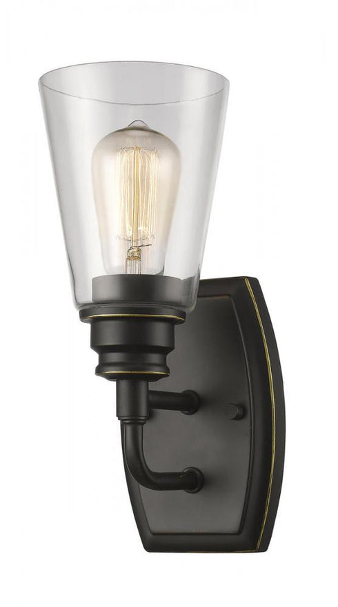 Z-Lite Annora 1 Light Wall Sconce in Olde Bronze Finish Model: 428-1S-OB