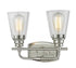 Z-Lite Annora 2 Light Vanity in Brushed Nickel Finish Model: 428-2V-BN