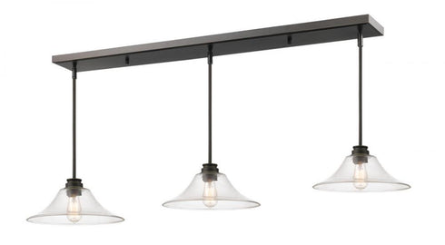 Z-Lite Annora 3 Light Linear Chandelier in Olde Bronze Finish Model: 428MP14-3OB