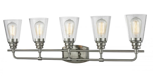 Z-Lite Annora 5 Light Vanity in Brushed Nickel Finish Model: 428-5V-BN