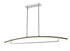 Z-Lite Arc 1 Light Linear Chandelier in Chrome Finish Model: 620-56-CH-LED