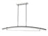 Z-Lite Arc 1 Light Linear Chandelier in Chrome Finish Model: 620-56-CH-LED