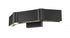 Z-Lite Arcano 1 Light Wall Sconce in Matte Black Finish Model: 8002-3SMB-LED