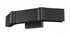 Z-Lite Arcano 1 Light Wall Sconce in Matte Black Finish Model: 8002-3SMB-LED