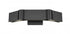 Z-Lite Arcano 1 Light Wall Sconce in Matte Black Finish Model: 8002-3SMB-LED