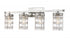 Z-Lite Archer 4 Light Vanity in Brushed Nickel Finish Model: 344-4V-BN