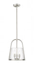 Z-Lite Archis 3 Light Pendant in Brushed Nickel Finish Model: 3041P12-BN