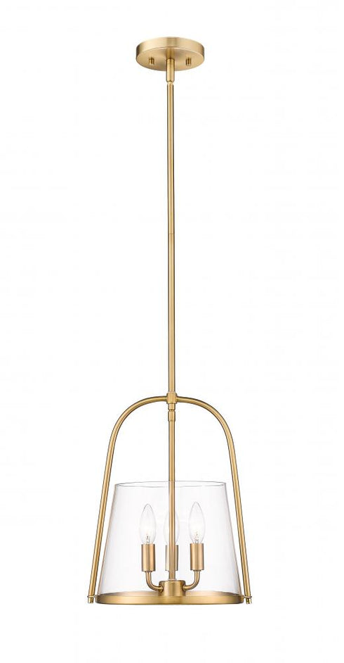 Z-Lite Archis 3 Light Pendant in Brushed Nickel Finish Model: 3041P12-BN