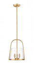 Z-Lite Archis 3 Light Pendant in Brushed Nickel Finish Model: 3041P12-BN
