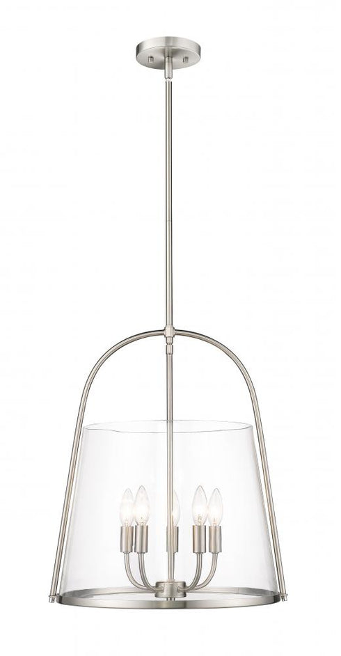 Z-Lite Archis 5 Light Pendant in Brushed Nickel Finish Model: 3041P18-BN
