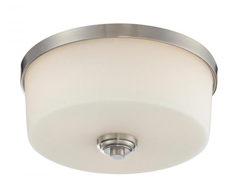 Z-Lite Arlington 3 Light Flush Mount in Bronze Finish Model: 220F3