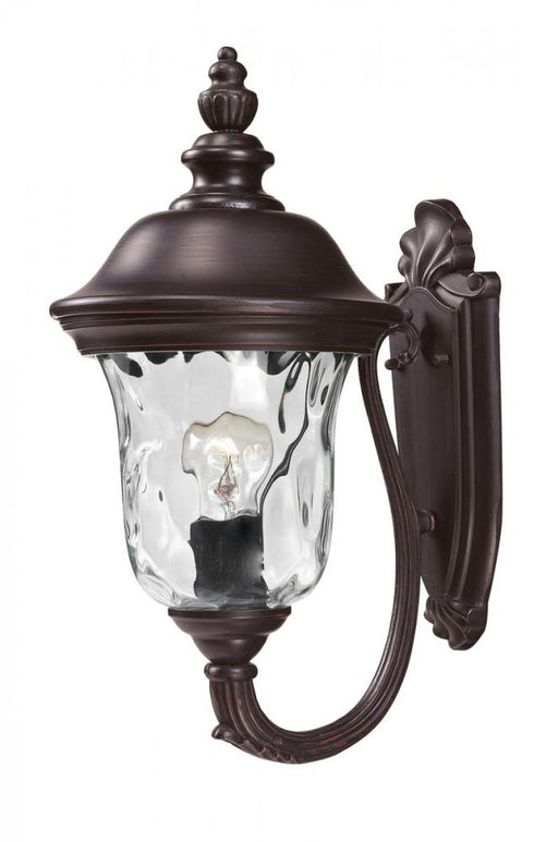 Z-Lite Armstrong 1 Light Outdoor Wall Light in Black Finish Model: 533S-BK