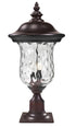 Z-Lite Armstrong 2 Light Outdoor Pier Mounted Fixture in Black Finish Model: 533PHM-533PM-BK