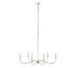 Z-Lite Arrington 6 Light Chandelier in Matte Black Finish Model: 2301-42MB