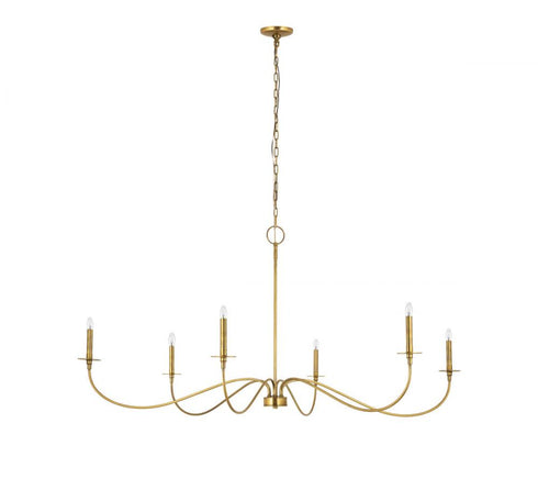 Z-Lite Arrington 6 Light Chandelier in Matte Black Finish Model: 2301-63MB