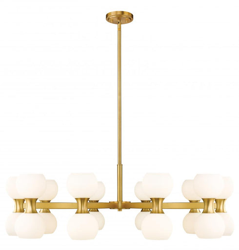 Z-Lite Artemis 20 Light Chandelier in Matte Black Finish Model: 494-20MB