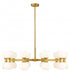 Z-Lite Artemis 20 Light Chandelier in Matte Black Finish Model: 494-20MB