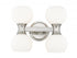 Z-Lite Artemis 4 Light Vanity in Brushed Nickel Finish Model: 494-4V-BN