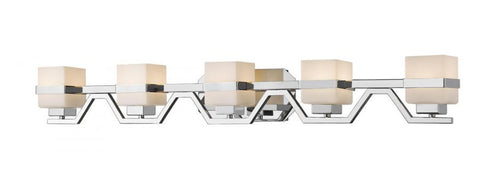 Z-Lite Ascend 5 Light Vanity in Chrome Finish Model: 1915-5V-CH-LED
