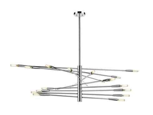 Z-Lite Ascension 20 Light Chandelier in Chrome Finish Model: 737-20CH