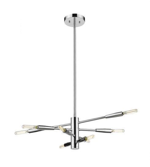 Z-Lite Ascension 8 Light Chandelier in Chrome Finish Model: 737-8CH