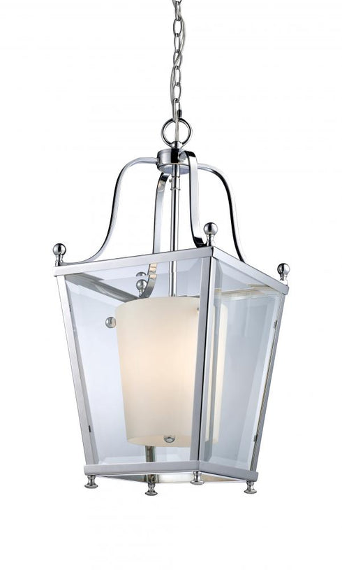 Z-Lite Ashbury 3 Light Pendant in Chrome Finish Model: 178-3
