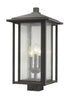 Z-Lite Aspen 3 Light Outdoor Post Mount Fixture in Black Finish Model: 554PHXLS-BK