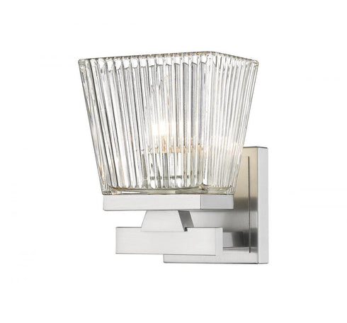Z-Lite Astor 1 Light Wall Sconce in Brushed Nickel Finish Model: 1936-1S-BN
