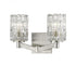 Z-Lite Aubrey 2 Light Vanity in Brushed Nickel Finish Model: 1931-2V-BN
