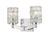 Z-Lite Aubrey 2 Light Vanity in Brushed Nickel Finish Model: 1931-2V-BN