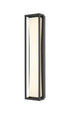 Z-Lite Baden Outdoor 1 Light Outdoor Wall Light in Black Finish Model: 587M-BK-LED