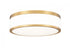 Z-Lite Ballord 1 Light Flush Mount in Brushed Nickel Finish Model: 1012F12-BN-LED