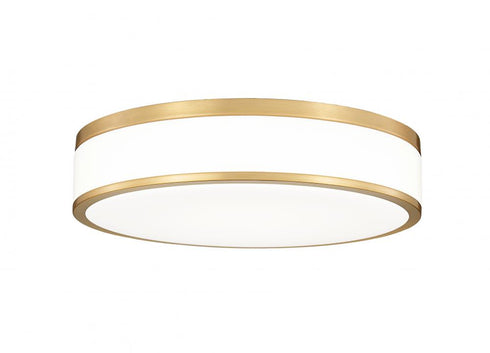 Z-Lite Ballord 1 Light Flush Mount in Brushed Nickel Finish Model: 1012F16-BN-LED