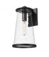 Z-Lite Bar Harbor 1 Light Outdoor Wall Light in Sand Black Finish Model: 5004B-BK