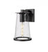Z-Lite Bar Harbor 1 Light Outdoor Wall Light in Sand Black Finish Model: 5004M-BK