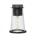 Z-Lite Bar Harbor 1 Light Outdoor Wall Light in Sand Black Finish Model: 5004M-BK