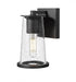 Z-Lite Bar Harbor 1 Light Outdoor Wall Light in Sand Black Finish Model: 5004S-BK