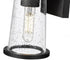 Z-Lite Bar Harbor 1 Light Outdoor Wall Light in Sand Black Finish Model: 5004S-BK