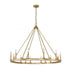Z-Lite Barclay 12 Light Chandelier in Matte Black Finish Model: 482R-12MB