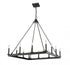 Z-Lite Barclay 12 Light Chandelier in Matte Black Finish Model: 482S-12MB