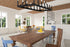 Z-Lite Barclay 16 Light Linear Chandelier in Matte Black Finish Model: 482-16L-MB