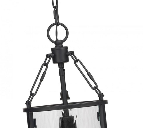 Z-Lite Barrington 1 Light Pendant in Matte Black Finish Model: 346P8-MB